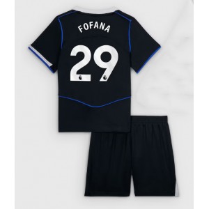 Fotbalové Dres Chelsea Wesley Fofana #29 Dětské Třetí Oblečení 2025-26 Krátký Rukáv (+ trenýrky)